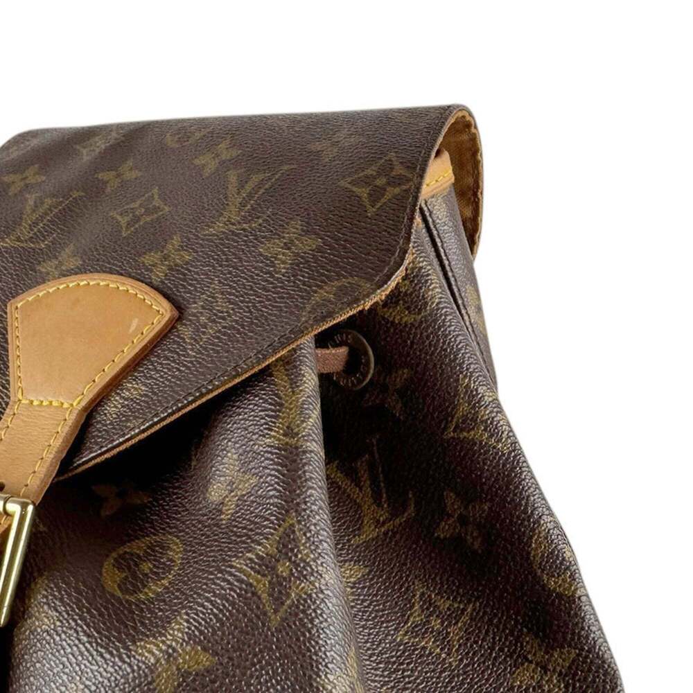 LOUIS VUITTON Brown Monogram Canvas Backpack - Picture 7 of 13